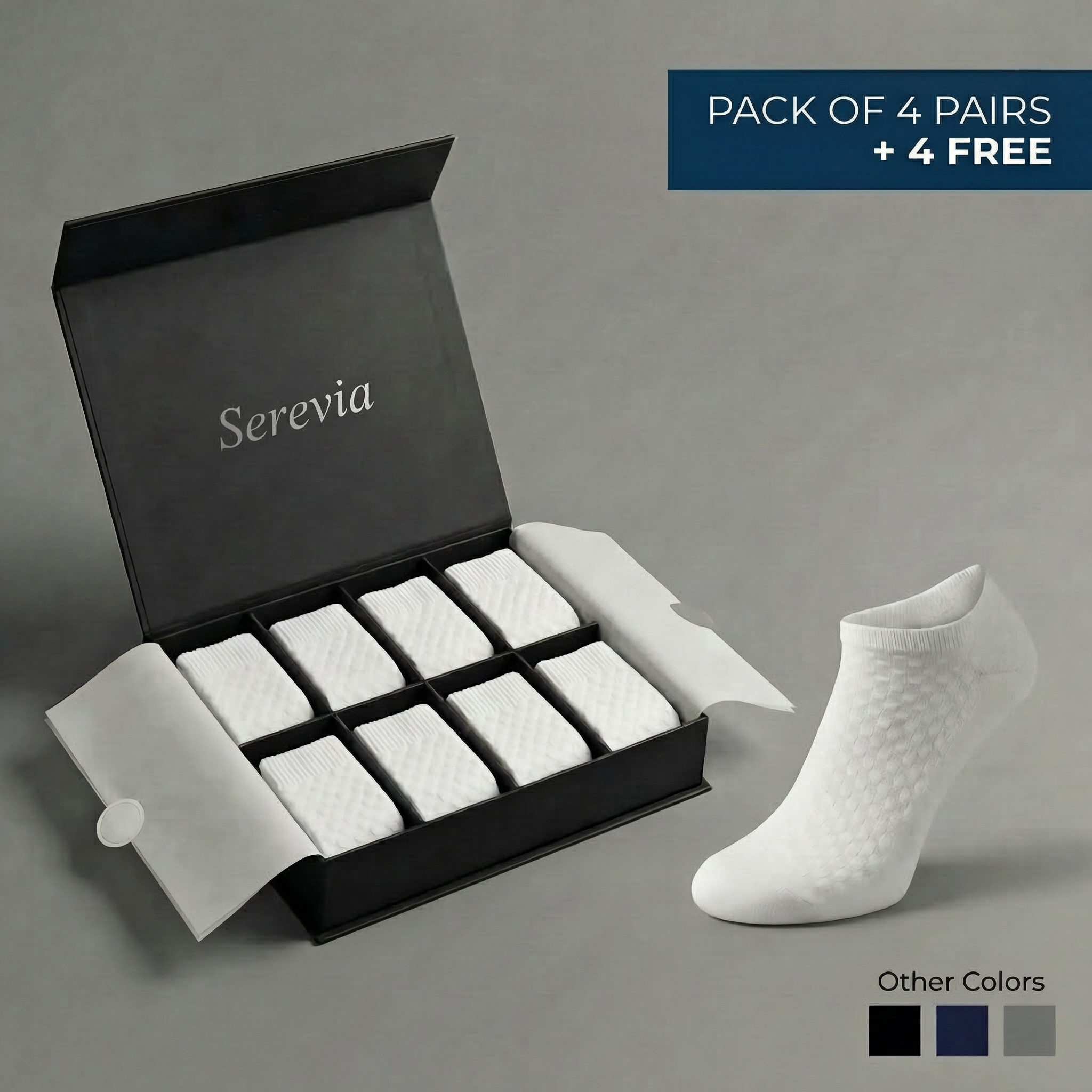 SEREVIA PREMIUM BAMBOO ANKLE SOCKS