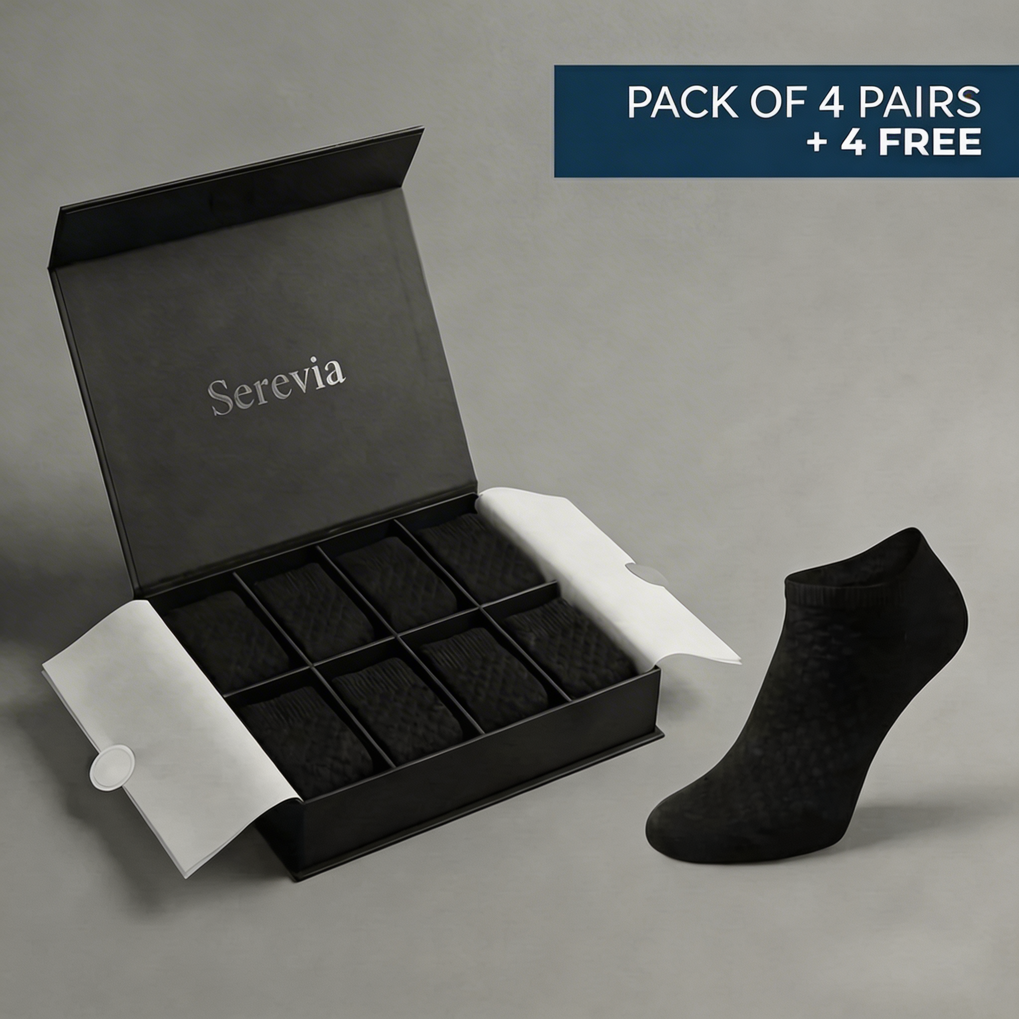 SEREVIA PREMIUM BAMBOO ANKLE SOCKS