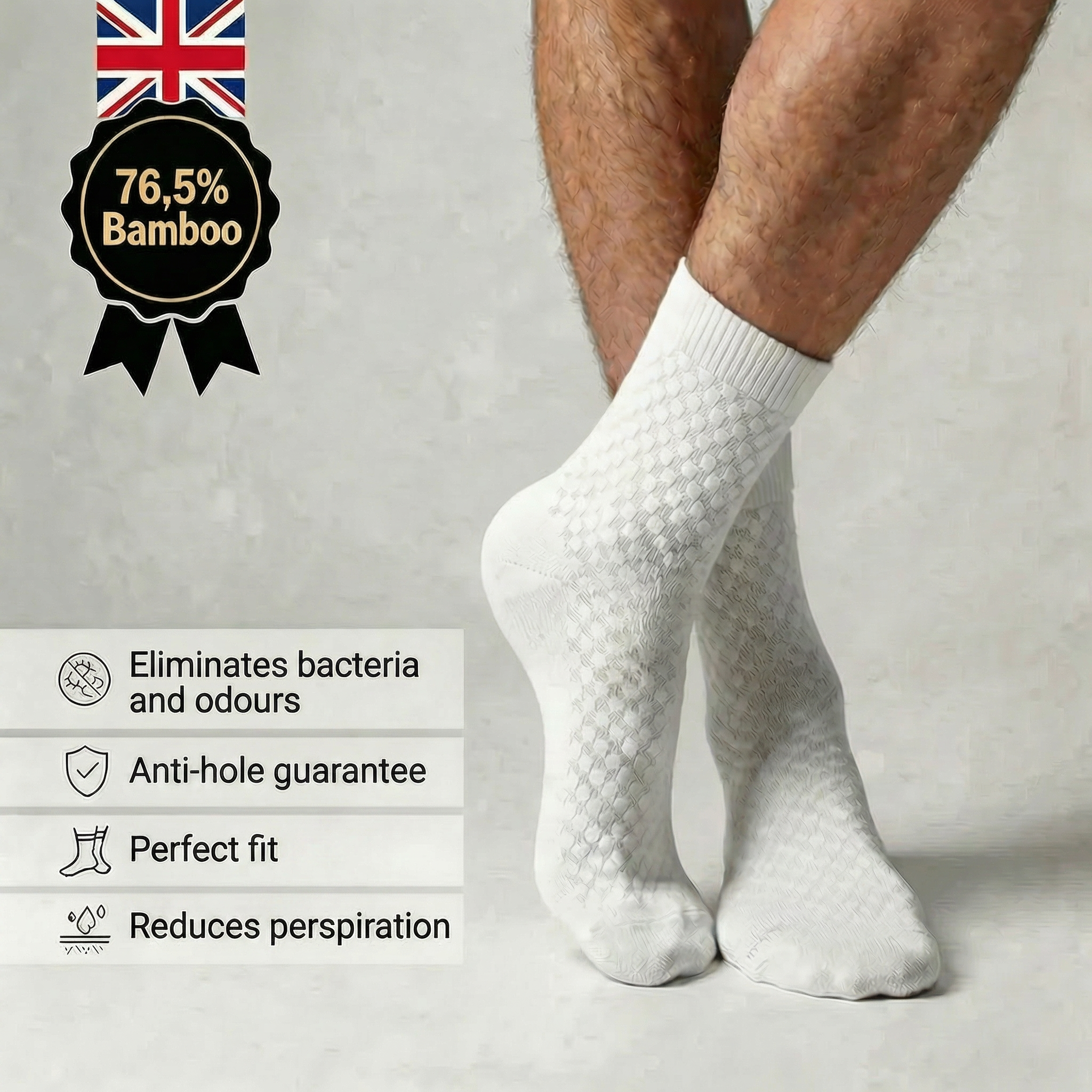 SEREVIA MID-CALF SOCKS IN PREMIUM BAMBOO FIBRE